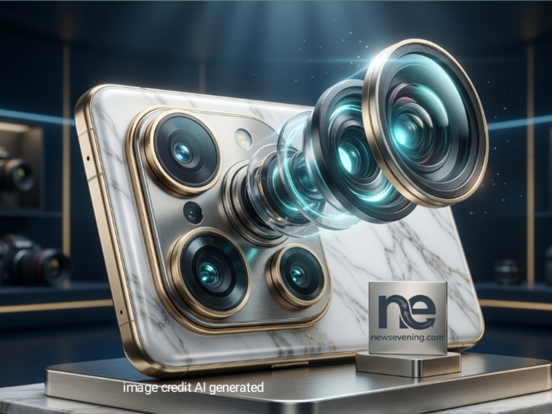 OnePlus Nord 5 5G का कैमरा सेटअप जो हाई-रेज़ोल्यूशन लेंस, अल्ट्रा वाइड और AI फोटोग्राफी फीचर्स के साथ शानदार और क्लियर फोटो कैप्चर करने की क्षमता दिखाता है