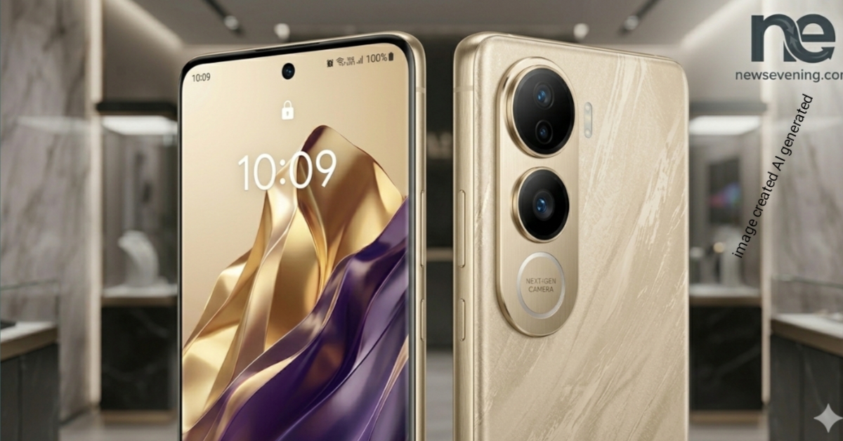 Vivo Y400 Pro 5G smartphone front and back design showing premium look and modern slim body