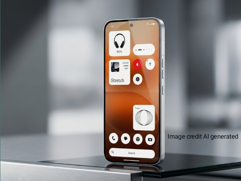 Nothing Phone 4a Pro का sleek और modern प्रीमियम डिज़ाइन