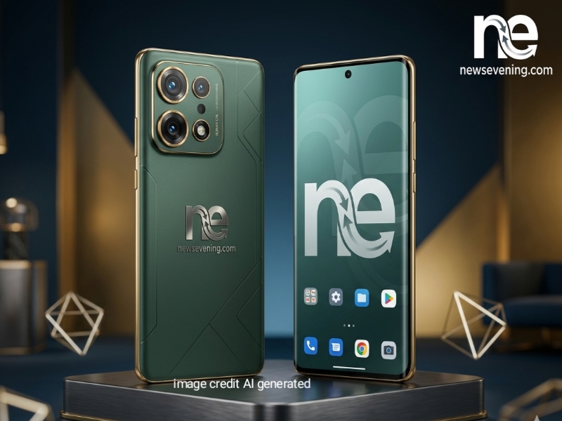 motorola edge 70 pro में pantone color और eco leather बैक डिजाइन दिया गया है